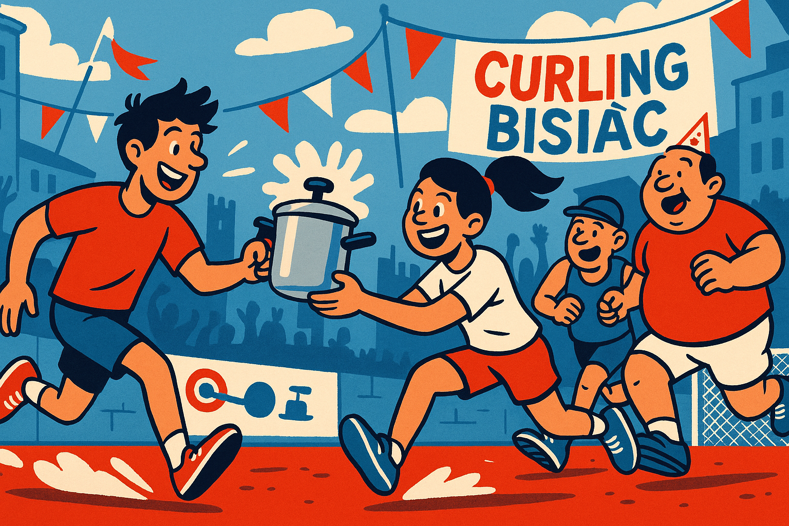 Curling Bisiàc - 5a staffetta tomica